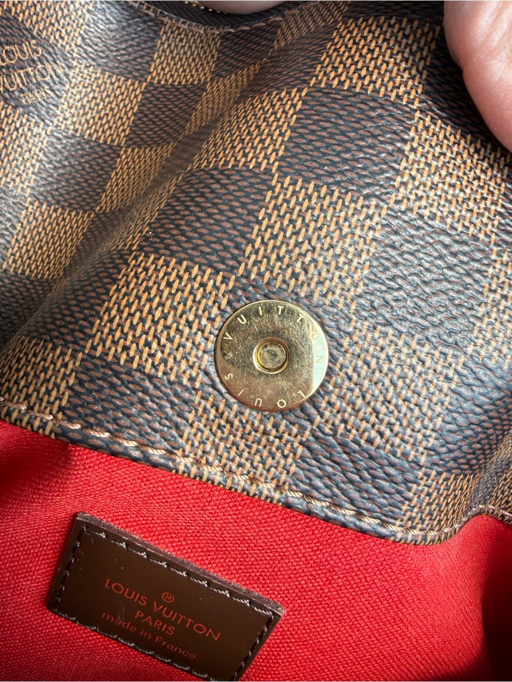 Louis Vuitton bloomsberry pm Brown Damier Ebene Crossbody Bag authentic - Picture 6 of 14